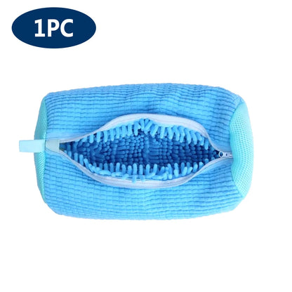 Shoe Washing Machine Bag Reusable Sneaker Cleaning Bag for Washer Dryer Protective Mesh Laundry Bag for Tennis Shoes All Size