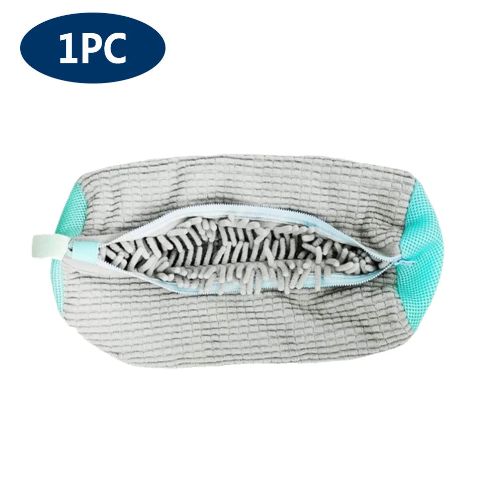 Shoe Washing Machine Bag Reusable Sneaker Cleaning Bag for Washer Dryer Protective Mesh Laundry Bag for Tennis Shoes All Size